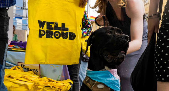 LEVEL LGBTQ+ domestic abuse support team at Pride